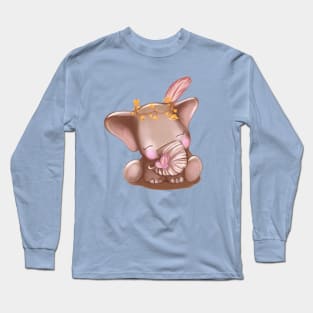 Elephant and Butterfly Long Sleeve T-Shirt